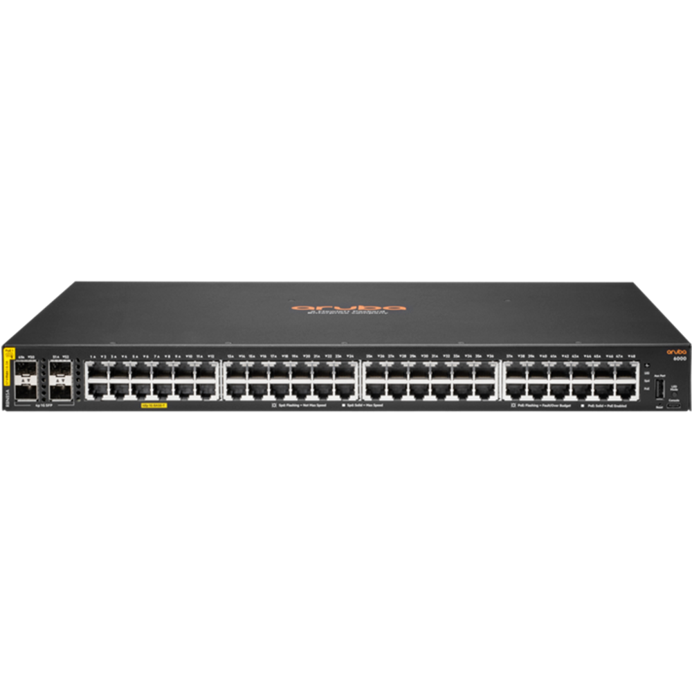 Коммутатор (свитч) HPE R8N85A Aruba 6000 48G Class4 PoE 4SFP 370W Switch