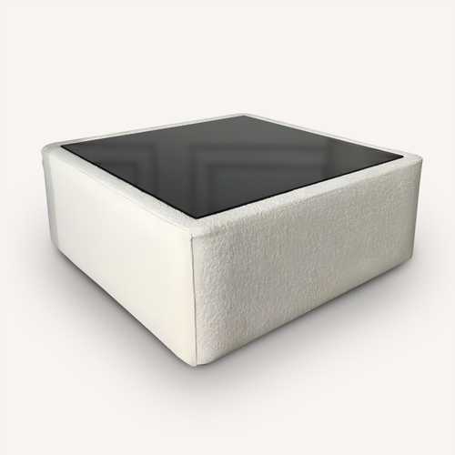 Журнальный стол "Юта" (рогожка Buckle White)