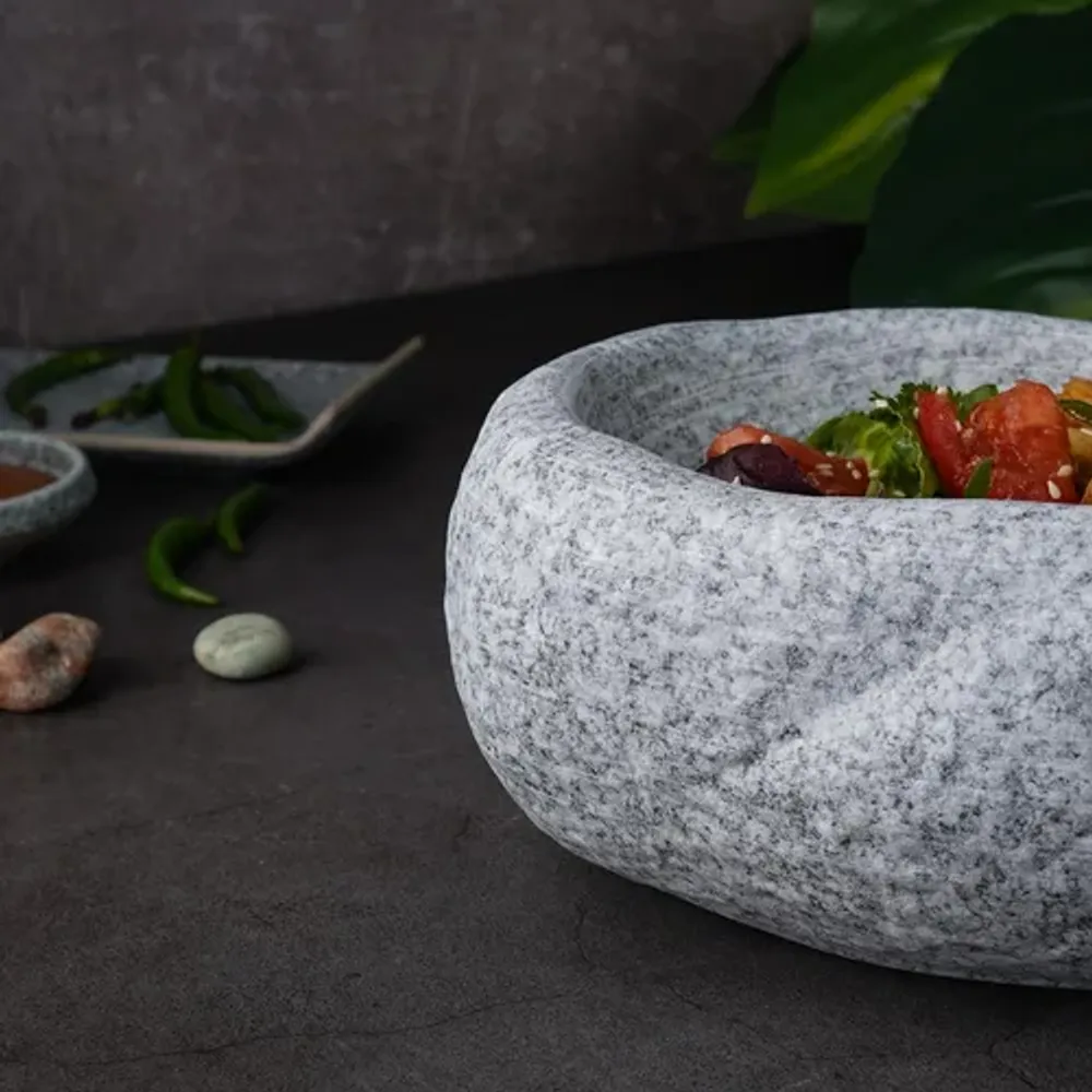 Салатник 650 мл 23*18,5 см h9 см Stone Untouched Taiga P.L. Proff Cuisine [1]