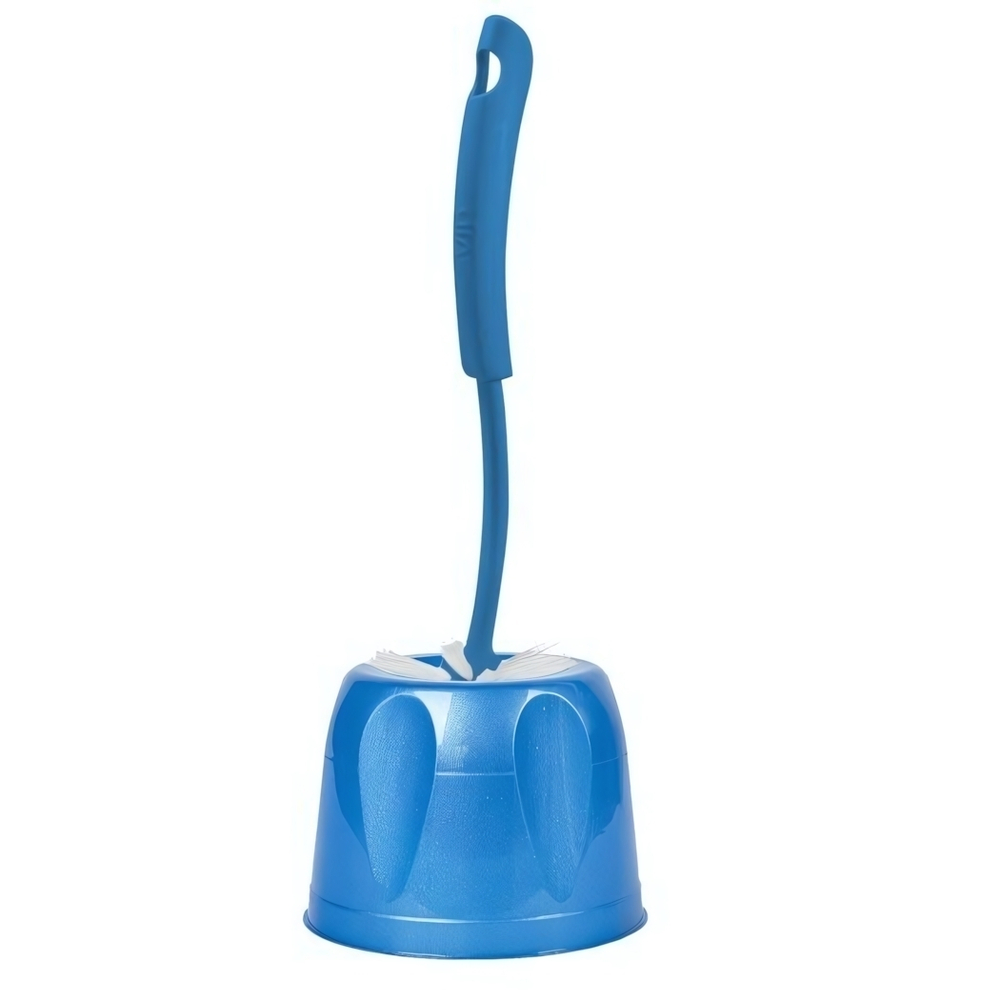 Комплект WC Rock'n'Roll (ершик + подставка) индиго