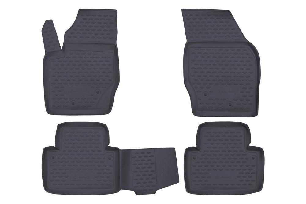 Коврики Standard, в салон VOLVO XC90 2002-2015, 4 шт. (полиуретан, серые) Element.NLC.50.04.211