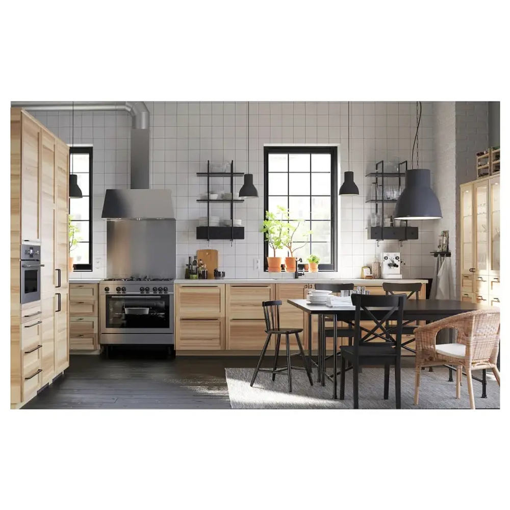 Стул деревянный - IKEA INGOLF, 91х43х52 см,  черный, ИНГОЛЬФ ИКЕА