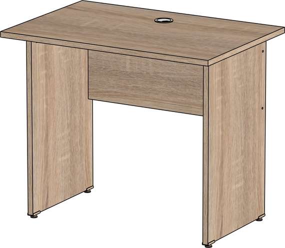 Стол письменный Стандарт Про дуб сонома