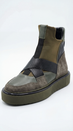 Ботинки кожаные