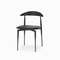 Стул Tor, черный с черной спинкой
