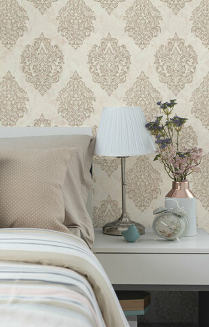 7140-16 Обои Euro Decor ANTIQUE 1,06х10,05м / винил горячего тиснения на флизелине / раппорт 64см