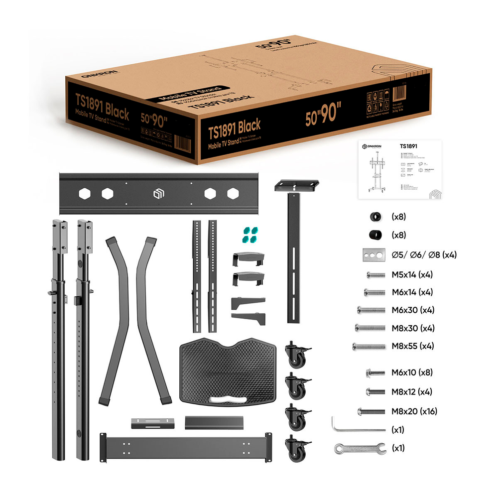 TS1891-B стойка для телевизора ONKRON
