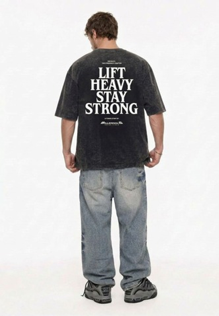 Футболка LIFT HEAVY Серая