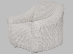 Чехол на кресло без оборки Модерн, цвет Слоновая кость