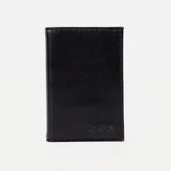 Визитница без застёжки, 18 листов, цвет чёрный