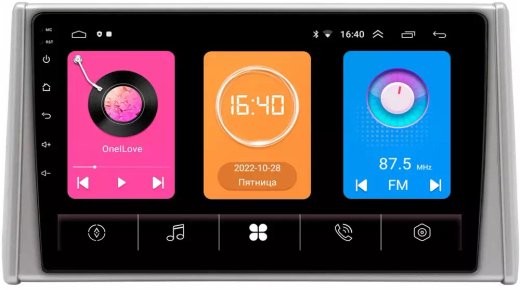 Магнитола для Toyota RAV4 5 2019-2022 (Китай) - OEM GT10-3237 на Android 10, 2Гб-16Гб