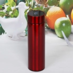 Термос 500мл «Стиль» с датчиком температуры и ситом, красный
