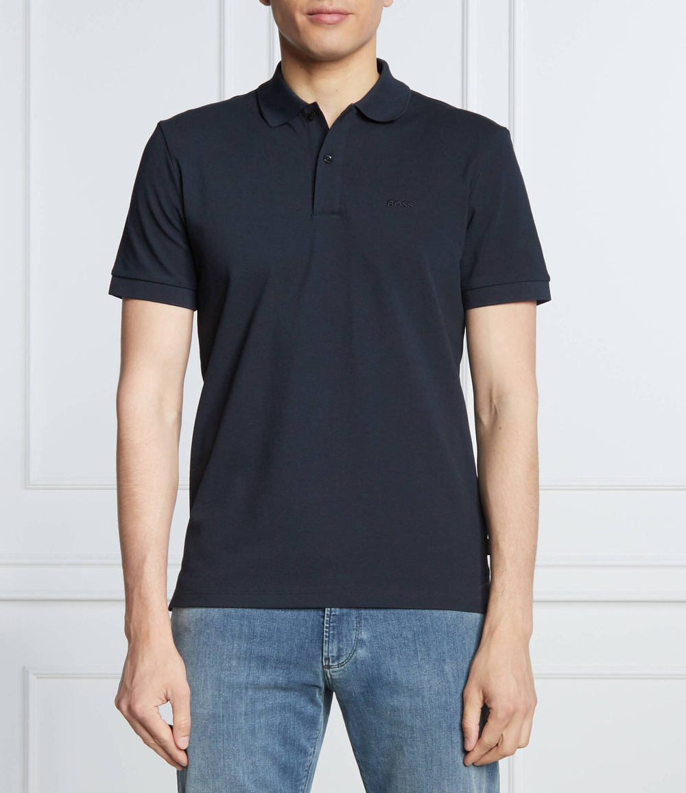 поло pallas BOSS BLACK - темно-синий(50468362)