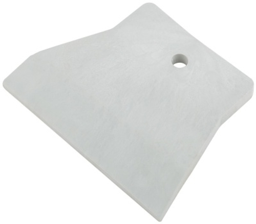 Шпатель резиновый 150мм белый