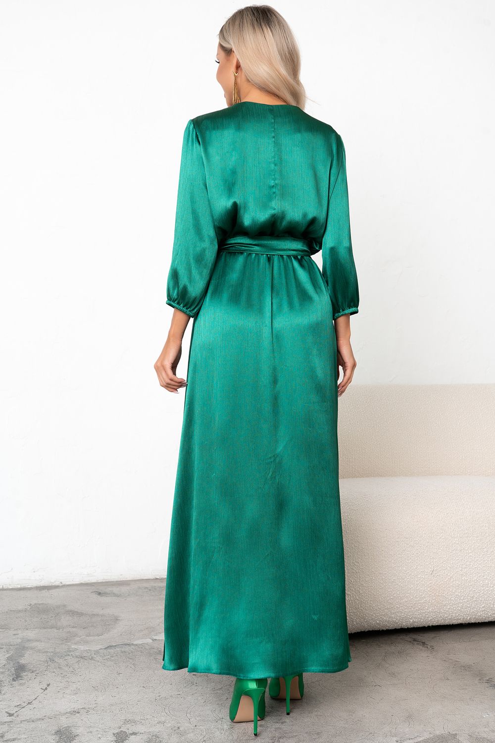 Платье Глория (зеленый)-46р-р Р11-1230 Nikol