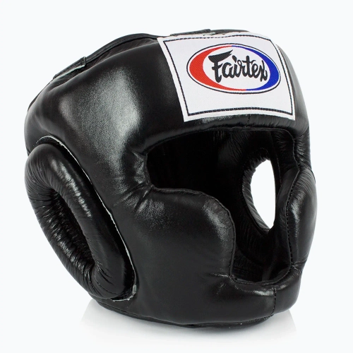 Боксёрский шлем Fairtex Full Coverage Style black