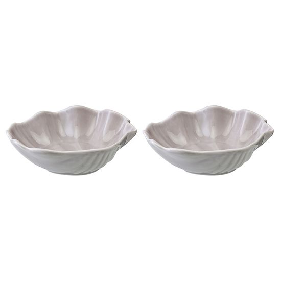 Набор из 2 салатников cockle серого цвета из коллекции sea treasures