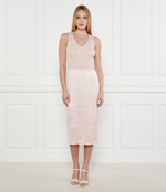 Сатиновое платье Fernani BOSS BLACK - пудро-розовый(50537736)