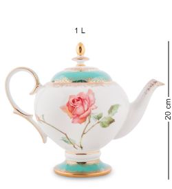 JK- 68 Чайный сервиз на 6 перс. «Роза» (Milano Rose Pavone)