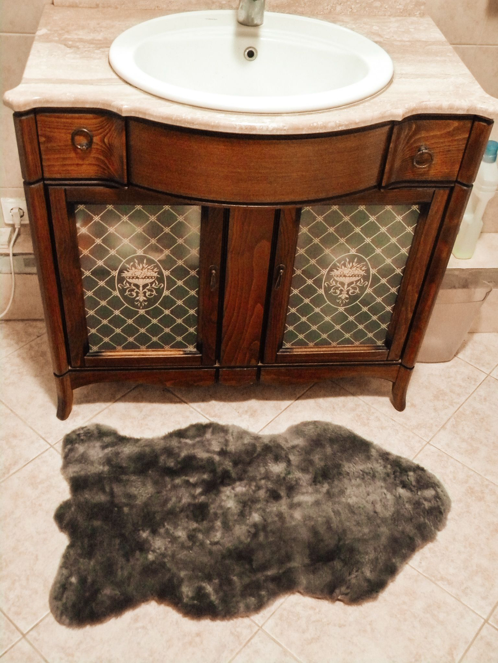 Декоративный коврик "MAGIC SHEEP" из натуральной овчины