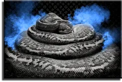 Постер "Змея в синем дыму"