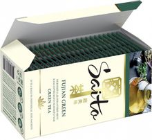 Чай зеленый Saito Fujian green в пакетиках, 25 шт