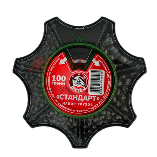 Набор грузил Три Кита Стандарт - Дробь 0.3-1.5 гр (100 гр)