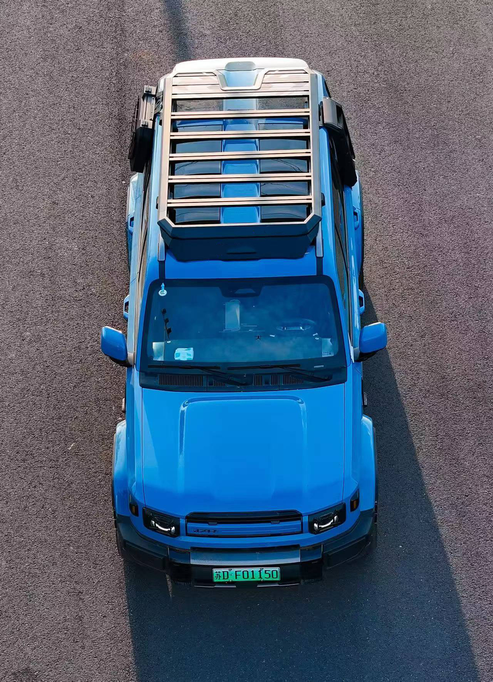 Платформа на крышу с лестницей и ящиком для iCar V27 Chery 2026+ багажник органайзер