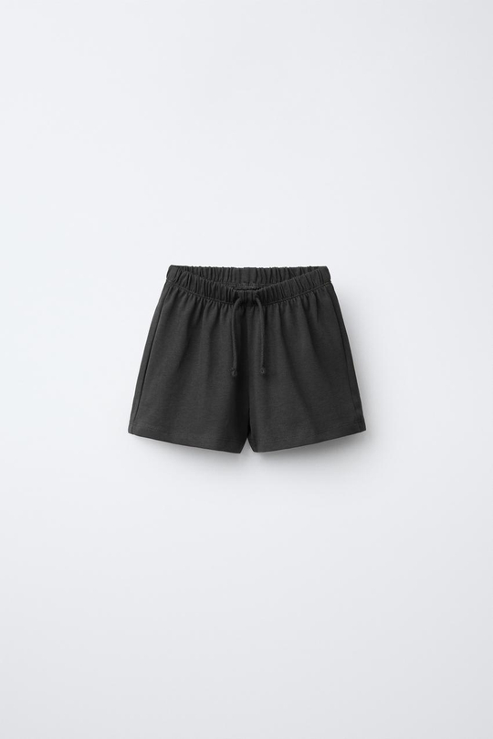 ZARA БАЗОВЫЕ ШОРТЫ, АНТРАЦИТОВО-СЕРЫЙ