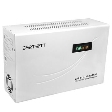 Настенный стабилизатор напряжения 12000 Вт SMARTWATT AVR SLIM 12000RW, фото №844814858