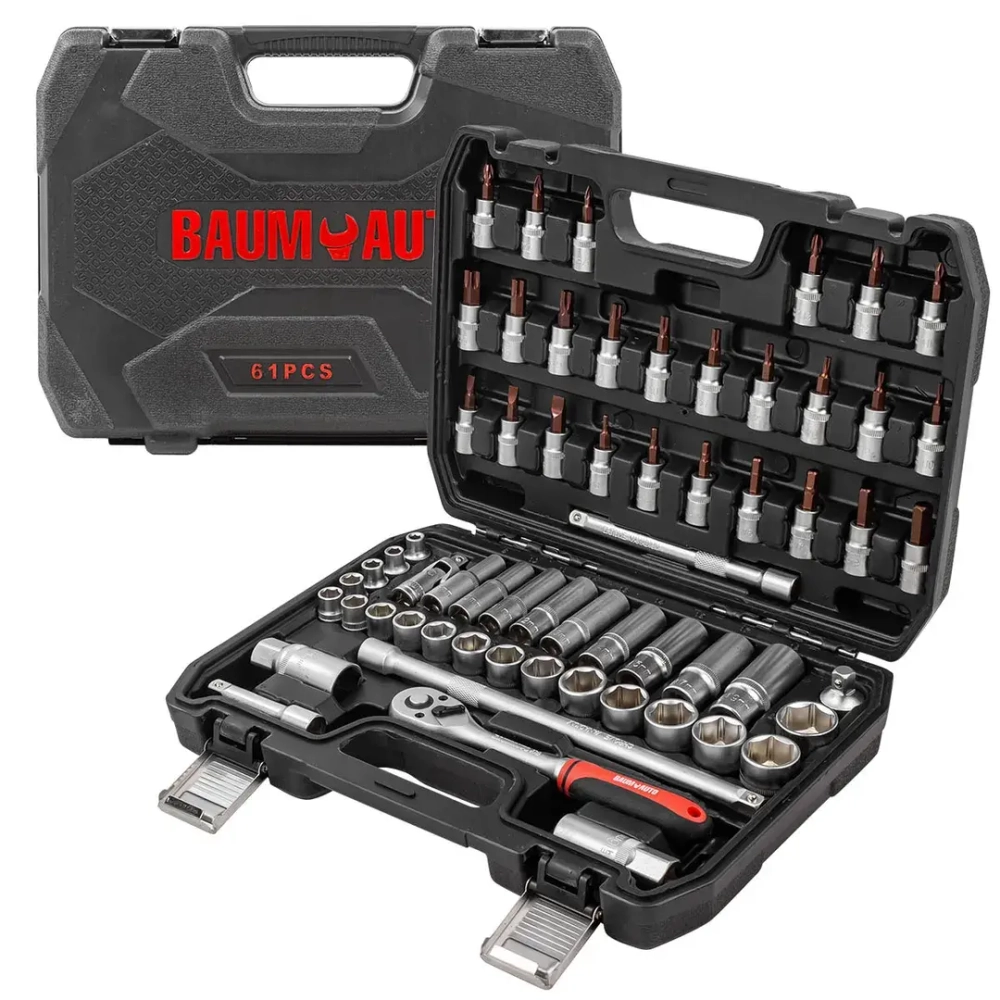 Набор инструментов 61пр., 3/8'' Baum Auto##BaumAuto BM-3611
