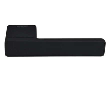 Ручка дверная NEW ENGLAND MH-63-S50 BL на скрытой прямоугольной розетке с фиксатором