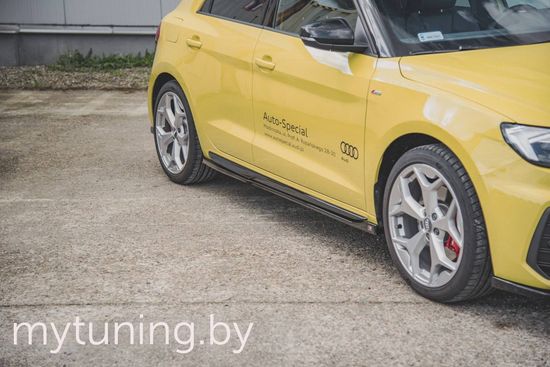 Сплиттеры накладок на пороги для AUDI A1 GB S-Line (18-...)
