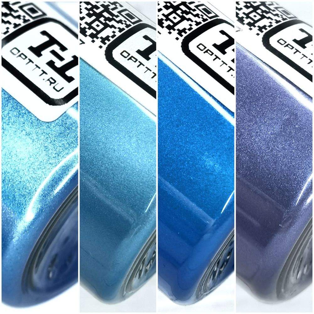 Набор перламутровых пигментов - ЦВЕТНЫЕ 24 штуки в ассортименте