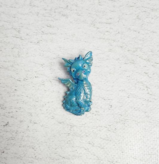 Значок "Дракон" темно-синий