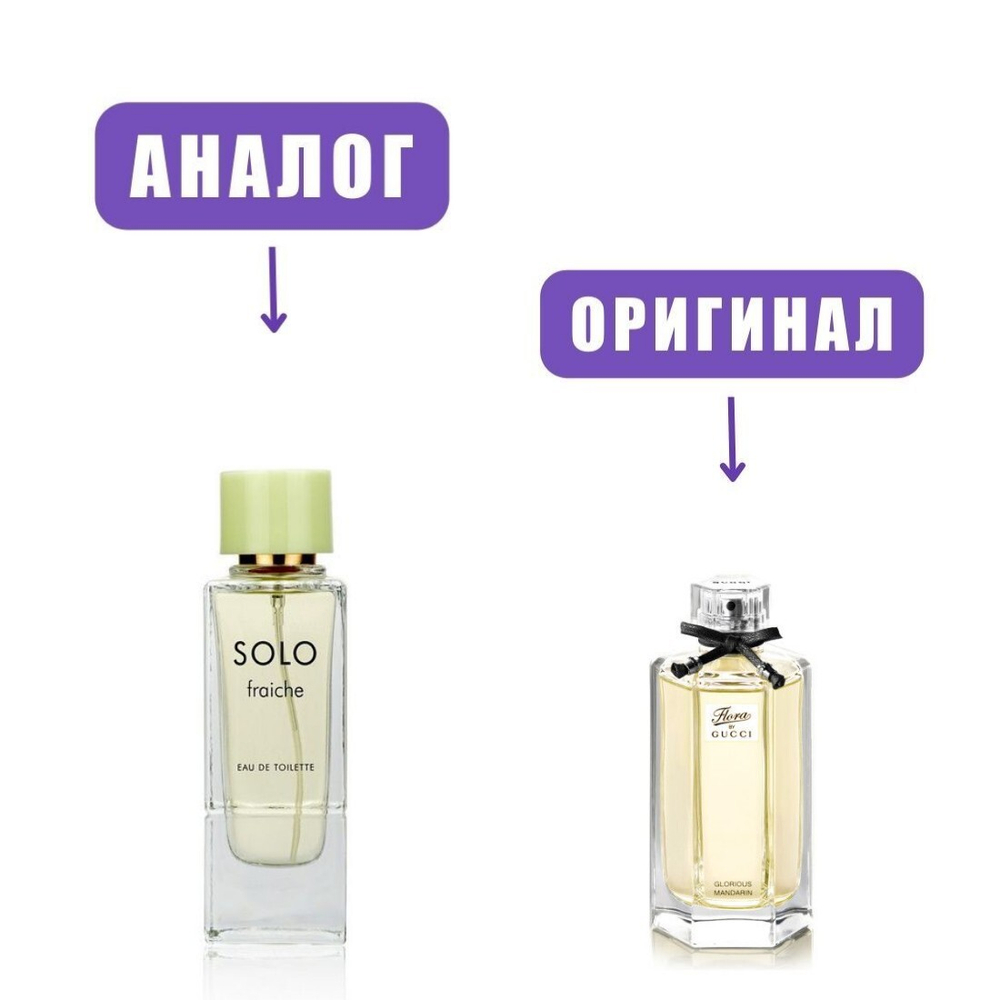 SOLO FRAICHE edT 100ml lady (версия Flora Glorious Mandarin)
