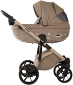 Детская коляска Adamex Chantal Pro Natura 2 в 1 CN-4-CAPPUCCINO (БЕЖ. КОЖА)