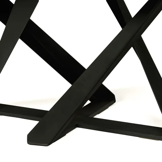 Обеденный стол Como 180х90 см, черная керамика