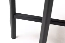 "Кипр" интерьерный стол из HPL круглый Ø30 H40, цвет "серый гранит"