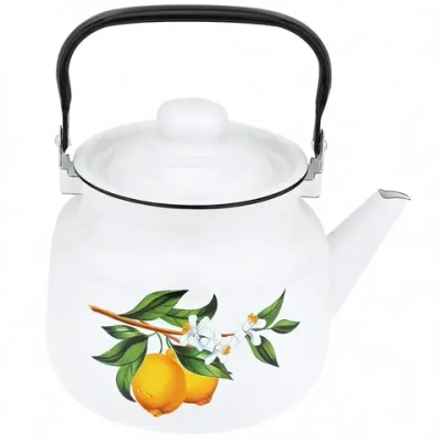 Чайник эмалированный 3,5л «Лимоны» 01-2713/4