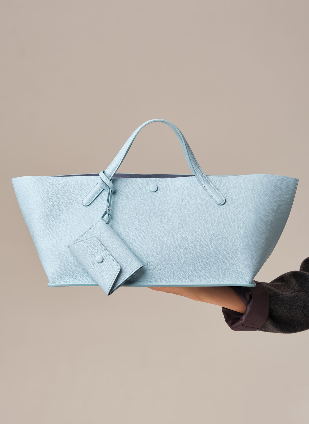 Кожаная сумка Dari DBR 31136 светло-голубой