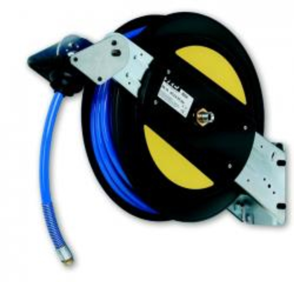 Катушка для воздуха с самоубирающимся шлангом, диаметр 12,5 мм, 15 метров, 20 бар , ZECA (Италия)