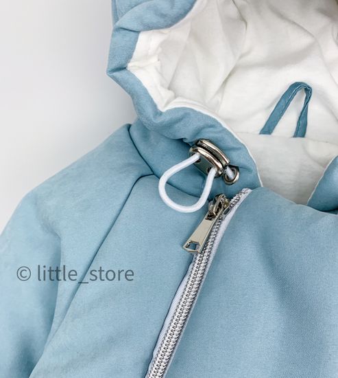 Конверт-комбинезон демисезонный "Уно" голубой