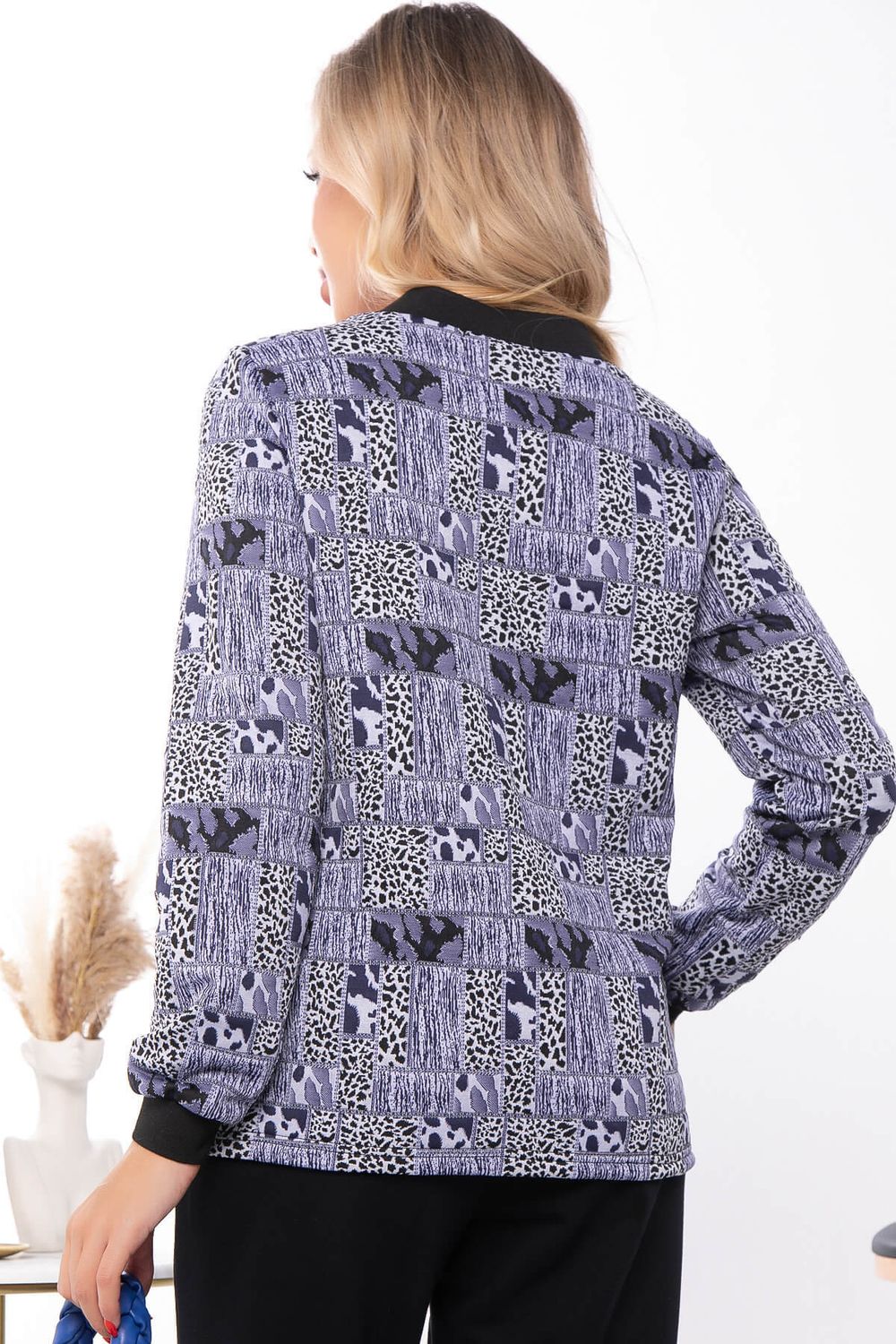 Джемпер "Уютный вечер" (синий) Б7416 LT Collection