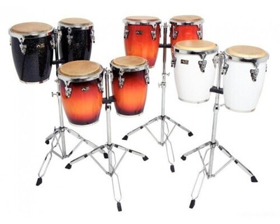 Club Salsa Mini Conga Natural набор мини конга 9+10 со стойкой