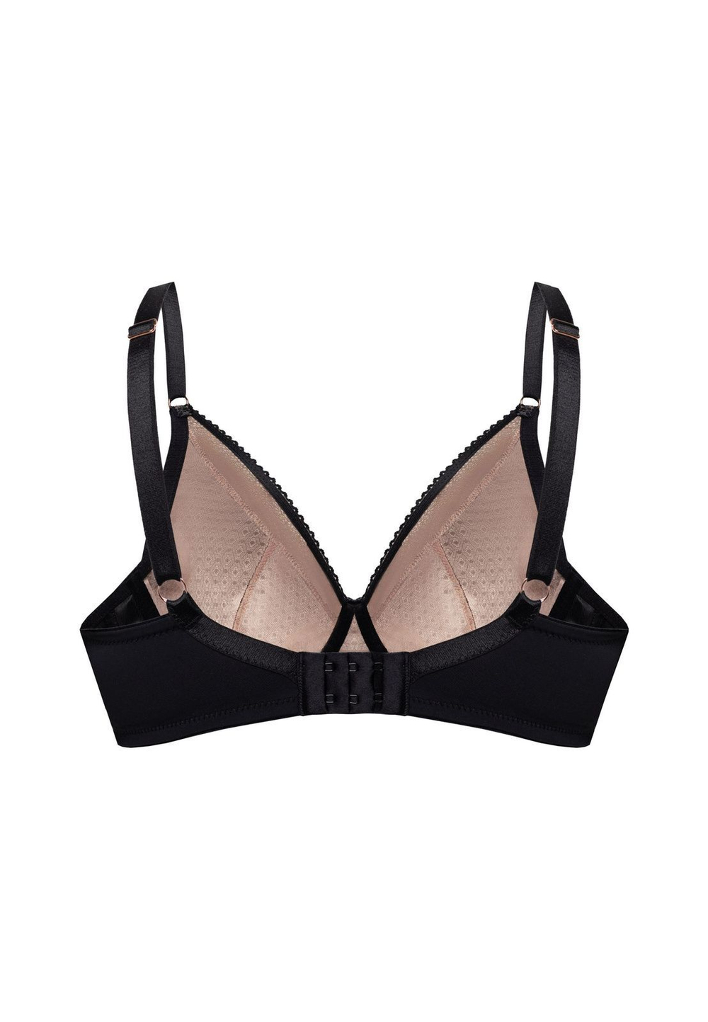 Бюстгальтер-бралетт Renee (Размер: 80H) (Цвет: черный с бежевым)