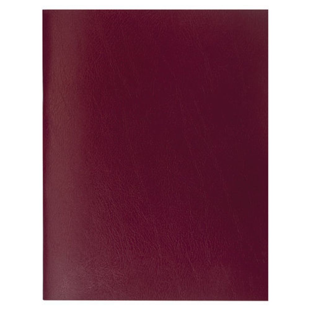 Тетрадь бумвинил, А4, 96 л., скоба, офсет №1, клетка, STAFF, БОРДОВЫЙ, 403420