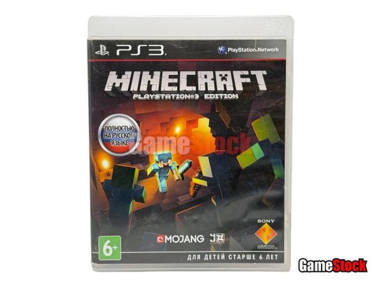 PS3 Minecraft Playstation 3 Edition (Б/У, Полностью на русском языке, BLES-01976)