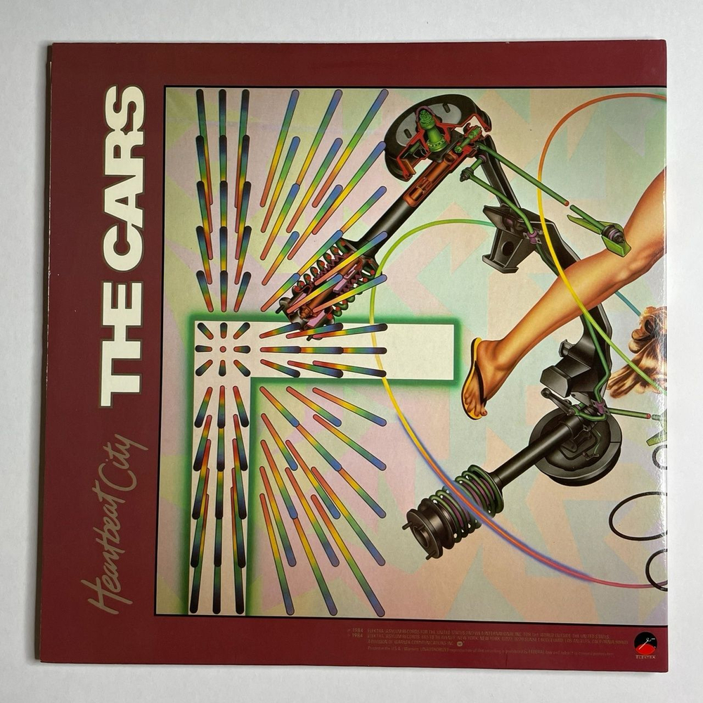 Винтажная виниловая пластинка LP The Cars Heartbeat City (USA 1984) Stranger Eyes