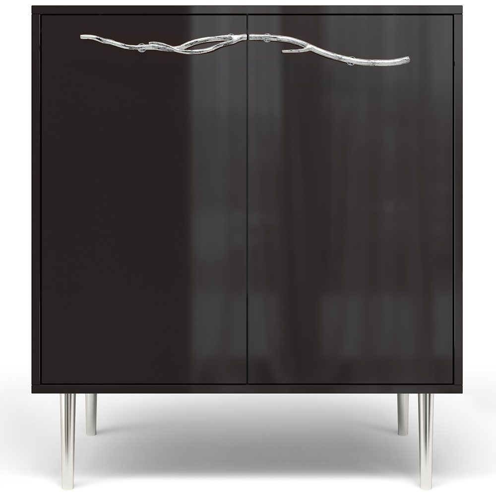 Комод Арт Колор Стайл Сильвер с 2 полками Терпкий коричневый